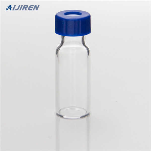 5.0 Borosilicate Glass HPLC clear 2ml vial with screw caps for lab use